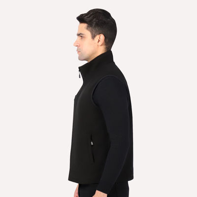 Vest làm nóng ngoài trời bằng lông cừu cực 100% Polyester Áo gilet nam có nhiệt