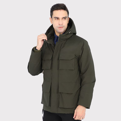 3 Áo mùa đông nóng có thể điều chỉnh nhiệt độ 100% polyester áo khoác trượt tuyết nóng