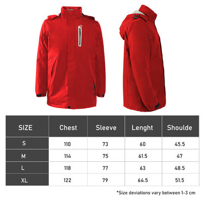 Tùy chỉnh Softshell quần áo mùa đông sưởi ấm pin điện áo khoác săn bắn sưởi ấm với pin 7,4V