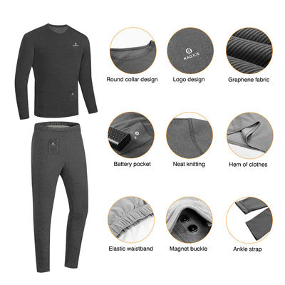 Giữ ấm bộ pyjama Set mùa đông sưởi ấm bộ đồ lót nhiệt bộ sưởi ấm quần áo dài
