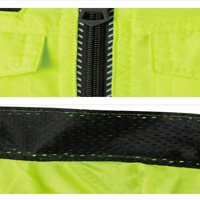 Quạt phản quang huỳnh quang Vest làm mát Quạt đôi Áo sơ mi Hi Vis