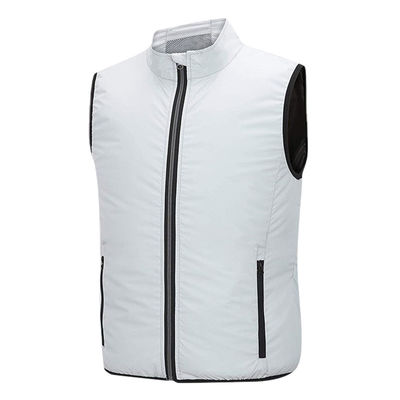 Quần áo bảo hộ lao động Áo vest làm mát có quạt 5V XXL XXXL Áo vest có điều hòa màu trắng
