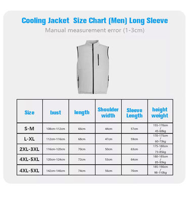 Áo khoác làm mát bằng quạt UV SPF 50+ dành cho nữ Áo khoác làm mát AC màu trắng