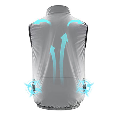 FCC Unisex Quạt làm mát Vest Áo khoác làm mát không khí Áo khoác băng