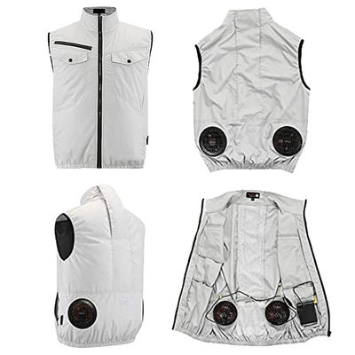 OEM White Air Điều hòa làm mát Vest Công việc xây dựng Ac Vest Cooler