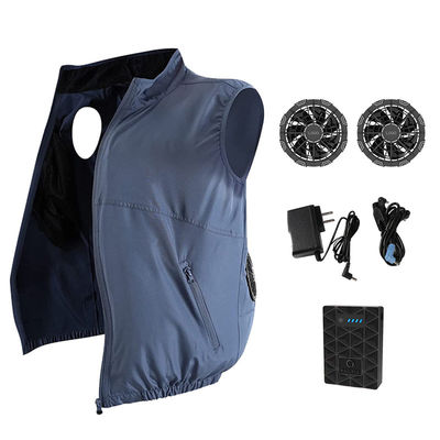 Áo làm mát bằng quạt cotton thông thường Áo ghi lê OEM AC Vest Cool
