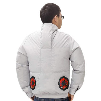 4XL Áo sơ mi dệt kim có điều hòa không khí Áo khoác làm mát AC thoáng khí