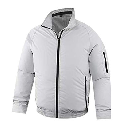 4XL Áo sơ mi dệt kim có điều hòa không khí Áo khoác làm mát AC thoáng khí