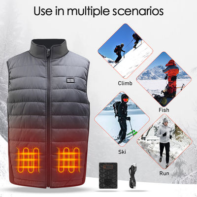 Tay áo chần bông Áo gilet có đệm sưởi Chạy bằng pin Áo vest có sưởi Xe máy