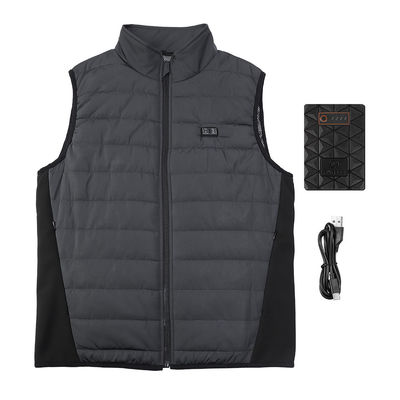 Áo sưởi ấm ngoài trời OEM Worsted Vest chạy bằng pin