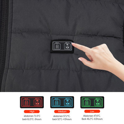 OEM Quần áo sưởi ấm bằng điện hồng ngoại xa áo khoác sưởi ấm có thể sạc lại của nam giới