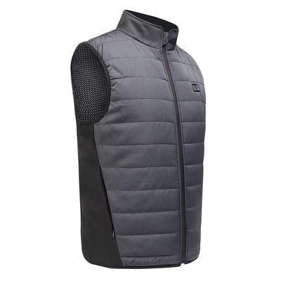 Áo vest chạy bằng pin USB 5V Polyester Áo ghi lê sưởi điện không tay