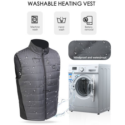 Áo sưởi ấm ngoài trời OEM Worsted Vest chạy bằng pin