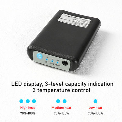 Vớ làm nóng bằng pin 4000mAh màu xám Ba nhiệt độ. Gears nóng nén vớ