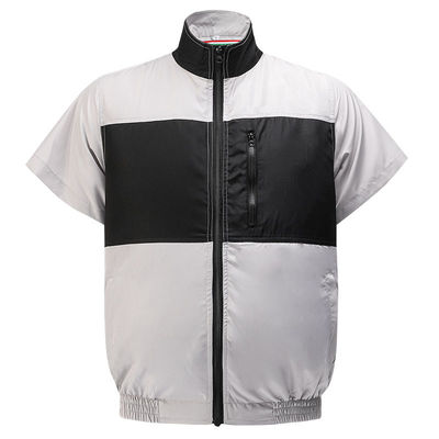 Quạt làm mát màu đen xám nhạt Vest S/M/L/XL/XXL/XXXL Optinal với pin 6700mAh