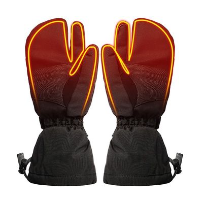 Găng tay trượt tuyết sưởi ấm bằng điện có thể sạc lại 7.4V Găng tay hoạt động bằng pin để săn bắn ngoài trời vào mùa đông