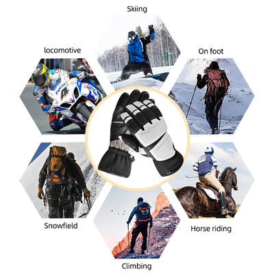 Anti Skid Silicone găng tay sưởi ấm cho đi xe đạp Điện sưởi ấm Motorcycle găng tay cho nam giới Phụ nữ