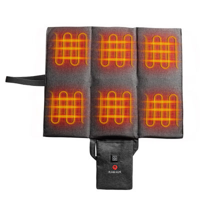 Multifunctional Chuỗi ghế sưởi ấm có thể gập lại có thể sưởi ấm lại 3 cài đặt nhiệt độ với cổng USB