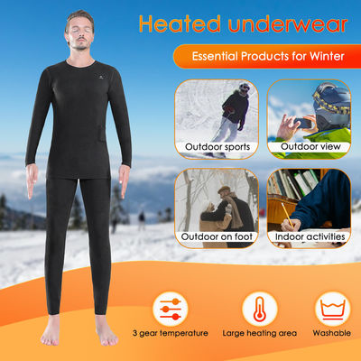 Giữ ấm bộ pyjama Set mùa đông sưởi ấm bộ đồ lót nhiệt bộ sưởi ấm quần áo dài