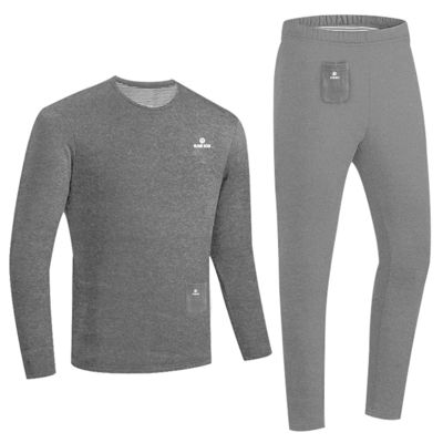 Áo thun tay dài áo thermal Underwear sưởi ấm không dây điều khiển từ xa pin chạy