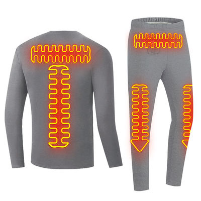Áo thun tay dài áo thermal Underwear sưởi ấm không dây điều khiển từ xa pin chạy