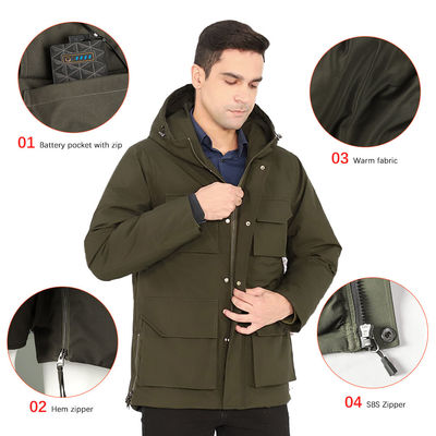 Áo gia súc sưởi ấm bằng sạc điện Áo gia súc sưởi ấm cho nam giới với bộ pin