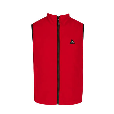 Quần áo sưởi ấm bằng điện tùy chỉnh cho Unisex với bộ pin sợi áo khoác sleeveless sleeveless
