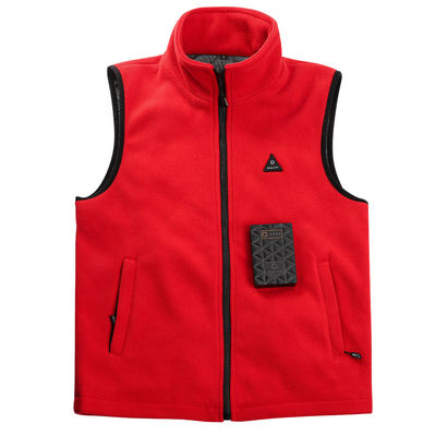Áo gilet sưởi ấm mùa đông có thể sạc lại màu đỏ Áo ghi lê nhiệt điện ngoài trời