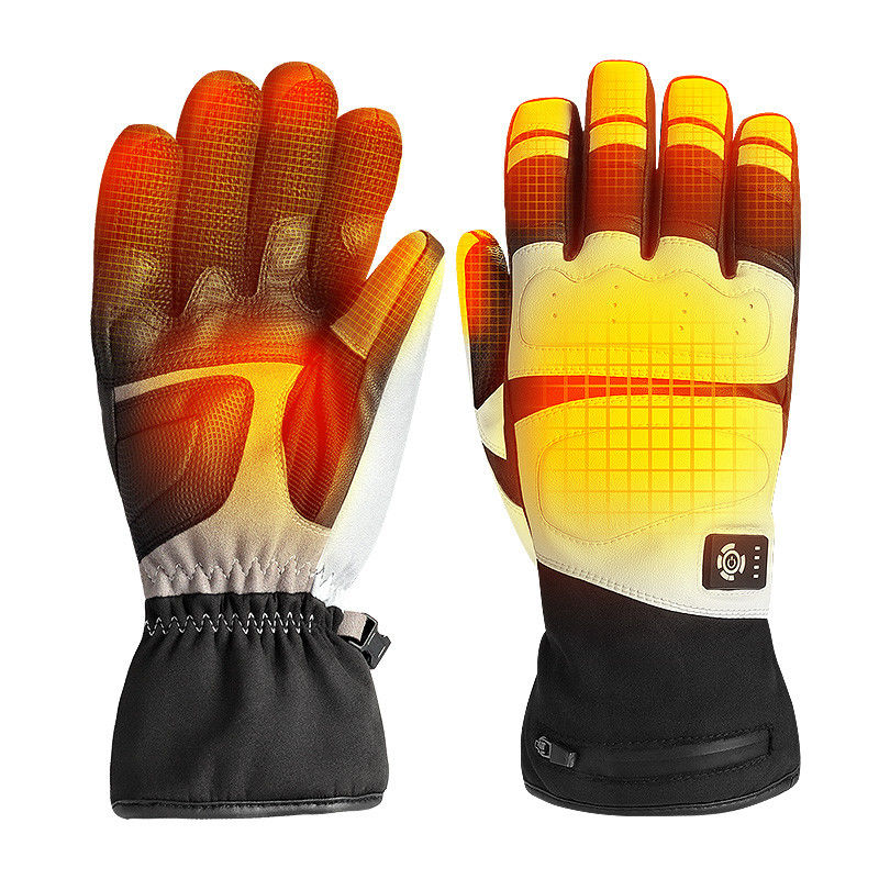 Anti Skid Silicone găng tay sưởi ấm cho đi xe đạp Điện sưởi ấm Motorcycle găng tay cho nam giới Phụ nữ